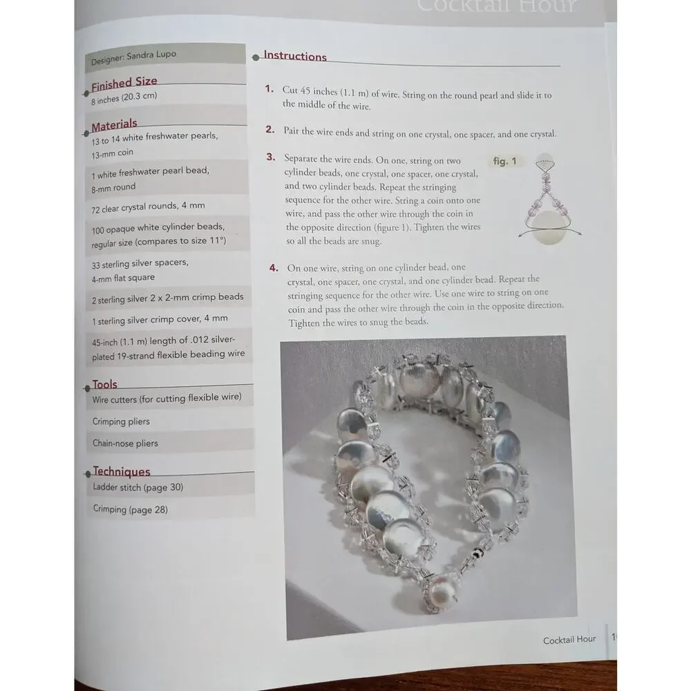 Beading with Pearls HC Book Techniques